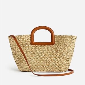 Madewell Tan and Brown Woven Tote